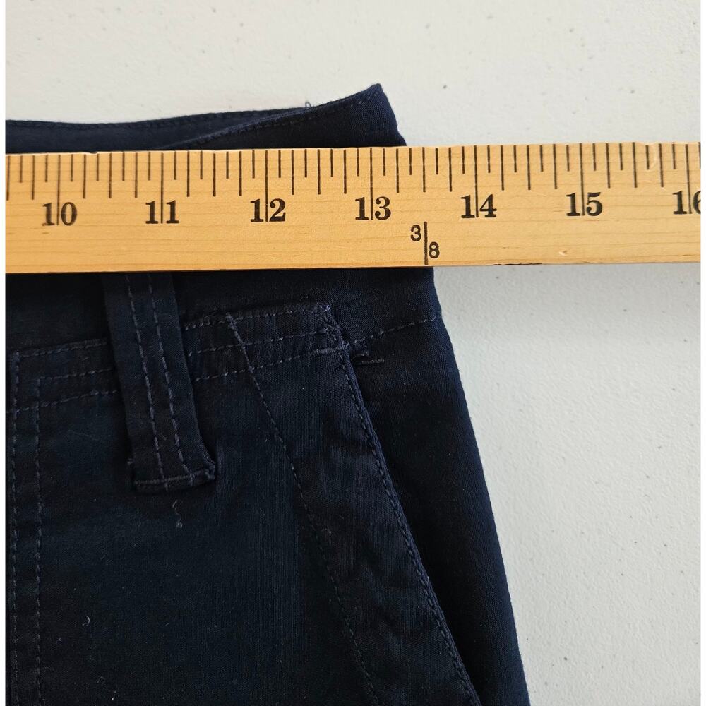 Maeve Anthropologie The Naomi Navy Linen Blend Wide Leg Pants Size 0 - Picture 7 of 10